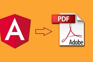 Angular ile PDF Export
