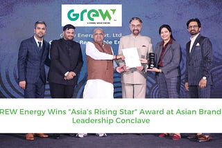 GREW Energy Wins “Rising Star of Asia” Award at Asian Brand & Leadership Conclave