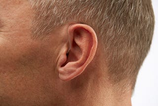 Hearing Aid On the Ear