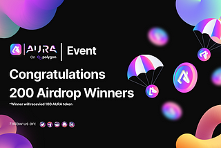 Congratulations 200 airdrop winners