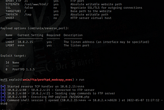 ProFTPD Exploitation