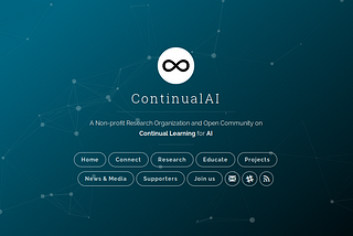 ContinualAI: a Non-Profit Research Organization  on Continual Learning for AI