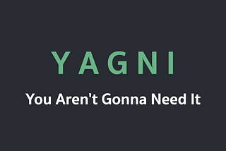 มาทำ YAGNI กันเถอะ !!