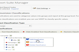 Custom (a.k.a SAINT) Classification in Adobe Analytics