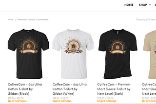 CryptoBantam Clothing Now Accepting CoffeeCoin In Their Online Shop
