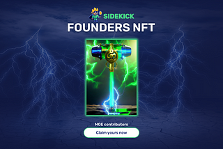 SideKick thanks original investors with Founders NFT drop