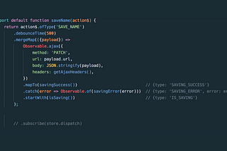 Epic Middleware in Redux
