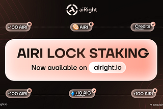 Introducing AIRI Lock Staking by aiRight