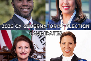 2026 CA Gubernatorial Election Candidates Overview
