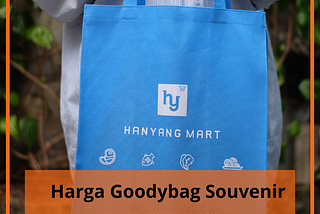 Harga Goodybag Souvenir