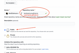 How to create a page with github.io