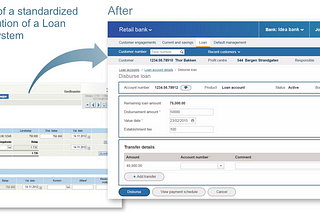 Core banking system — a UX case study