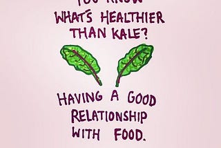 Healthy Relationship with Food