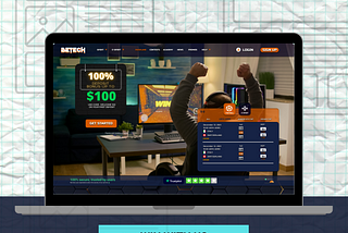 UI display on betting website.