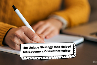 The Unique Strategy that Helped Me Become a Consistent Writer