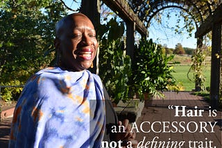 Nketia sings while standing in the garden podium at The National Arboretum in Washington, DC.