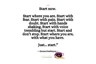 Start Now