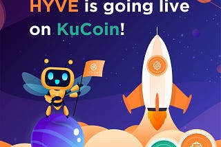 HYVE is getting listed on Kucoin.com