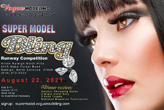 16th Annual Vogue Fashion Week Showcase for Crowning SuperModel 2021!