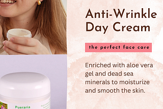 Anti-Wrinkle Day Cream For Smooth Skin