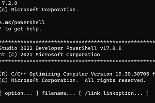 Using Visual Studio Developer prompt with PowerShell/PWSH