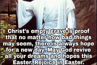 THE TOMB IS EMPTY
