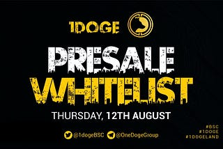 1Doge Presale & Whitelisting Update