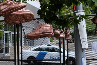 Bronze Shoes Installation Project