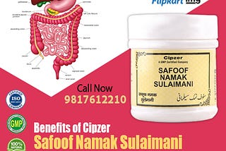Safoof Namak Sulaimani strengthens the stomach, & intestines & helps in digestion