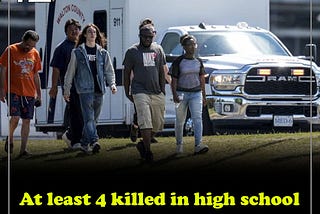 At least 4 killed in high school shooting in United States