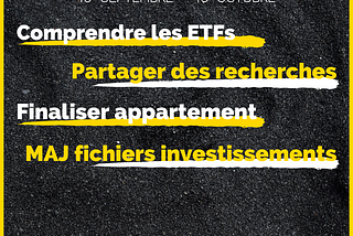 Une année d’expérience ! Partie #4