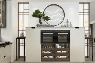 NEW CHINESE STYLE KITCHEN CABINET