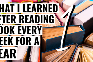 Reading challenge: 52 books in 1 year