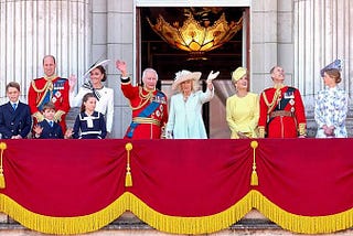 The Brit Royal Family Buckin Palace Balcony Appearance