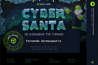 Cyber Santa HTB CTF — Writeup