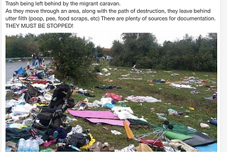 More Fake Photos Shared on Social Media about the “Caravan”