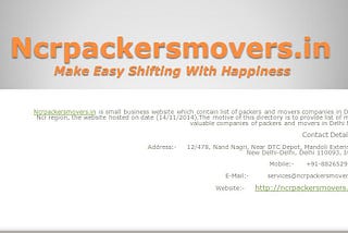 Ncrpackersmovers.in | Best Packers and Movers in Delhi Ncr