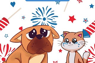 Keeping Your Pets Calm and Safe on the 4th of July.