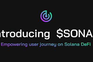 Introducing $SONAR token