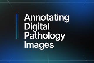How to Annotate Digital Pathology Images for AI