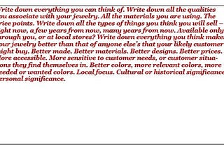 CONQUERING THE CREATIVE MARKETPLACE: Naming Your Business: Delineating All The Naming Possibilities