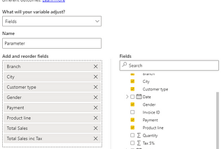 Power BI’da Field Parameters Kullanımı