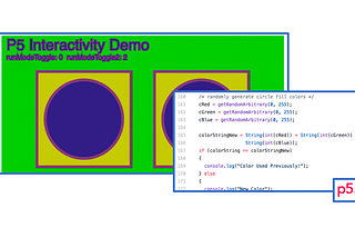 P5 JS Interactive Animation Demo & The Flatiron School’s Access Labs Program