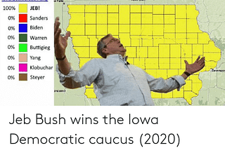 Maybe nobody screwed up in Iowa?