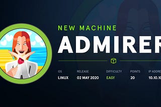 Admirer Writeup — HackTheBox