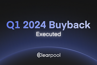 Q1 2024: CPOOL Buyback Executed