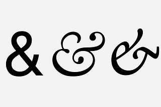 The History of the Ampersand