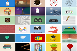 31 CSS Art pieces, one HTML tag — My Divtober 2022 Collection