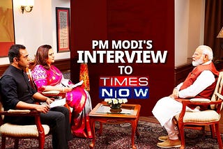 one and half hour scripted interview of modi with his puppets there are some good questions were…