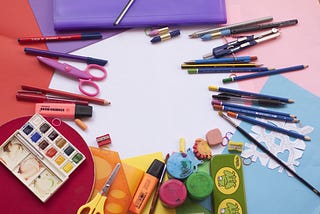 Image of art and craft supplies